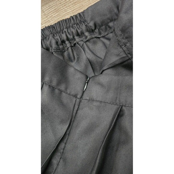 pleated black   mini skirt - Picture 3 of 6